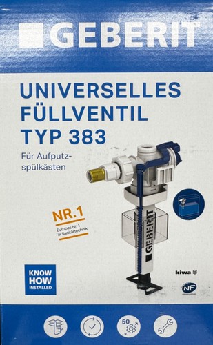 Geberit füllventil typ 383 - typ,